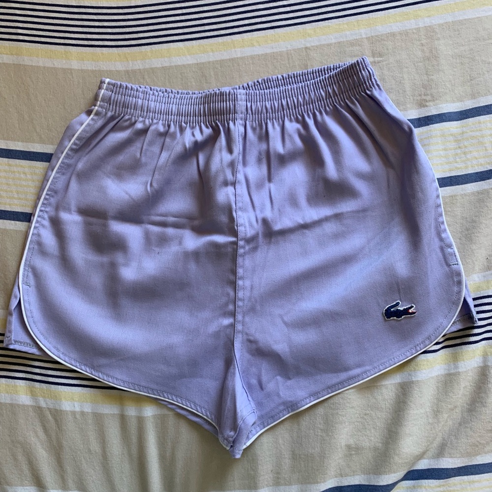 NWOT vintage 80’s women purple Izod Lacoste.